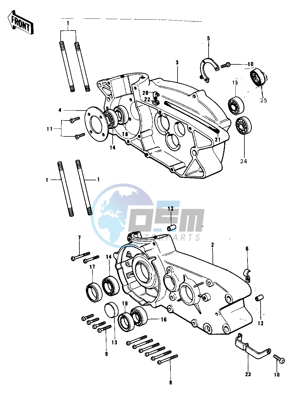 CRANKCASE -- 74-76- -