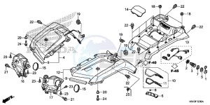 TRX500FE2E TRX500FE2 Europe Direct - (ED) drawing FRONT FENDER