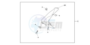 SH125C drawing KNUCKLE VISOR SET