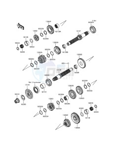 NINJA 300 ABS EX300BEF XX (EU ME A(FRICA) drawing Transmission