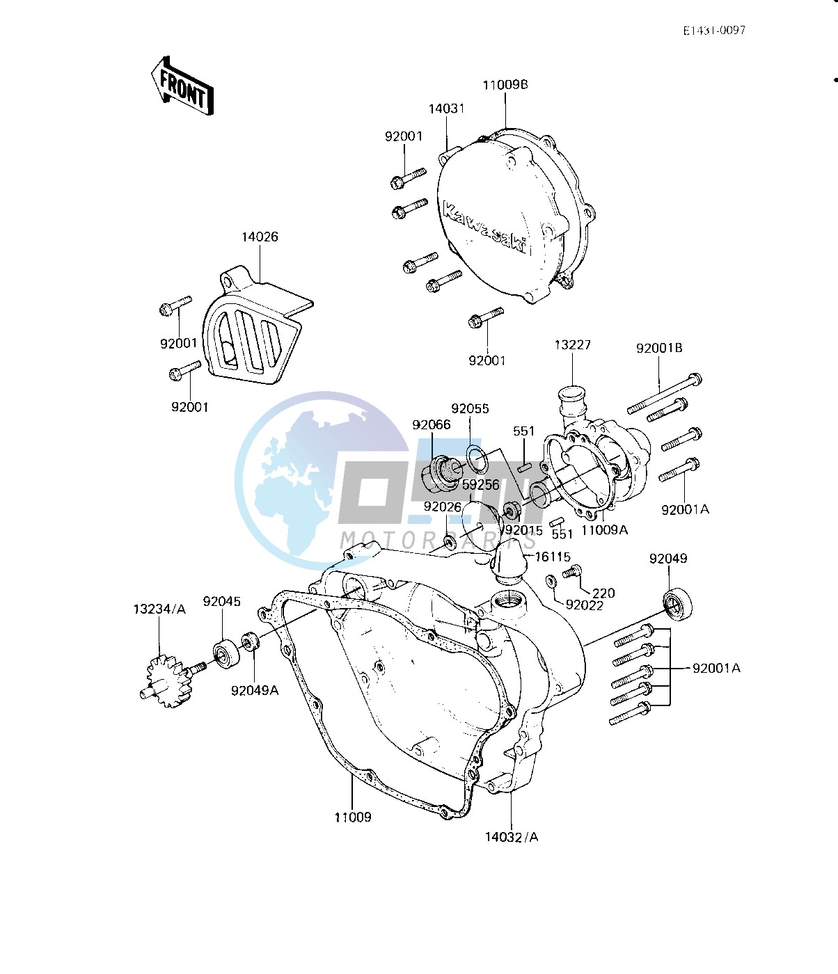 ENGINE COVERS_WATER PUMP