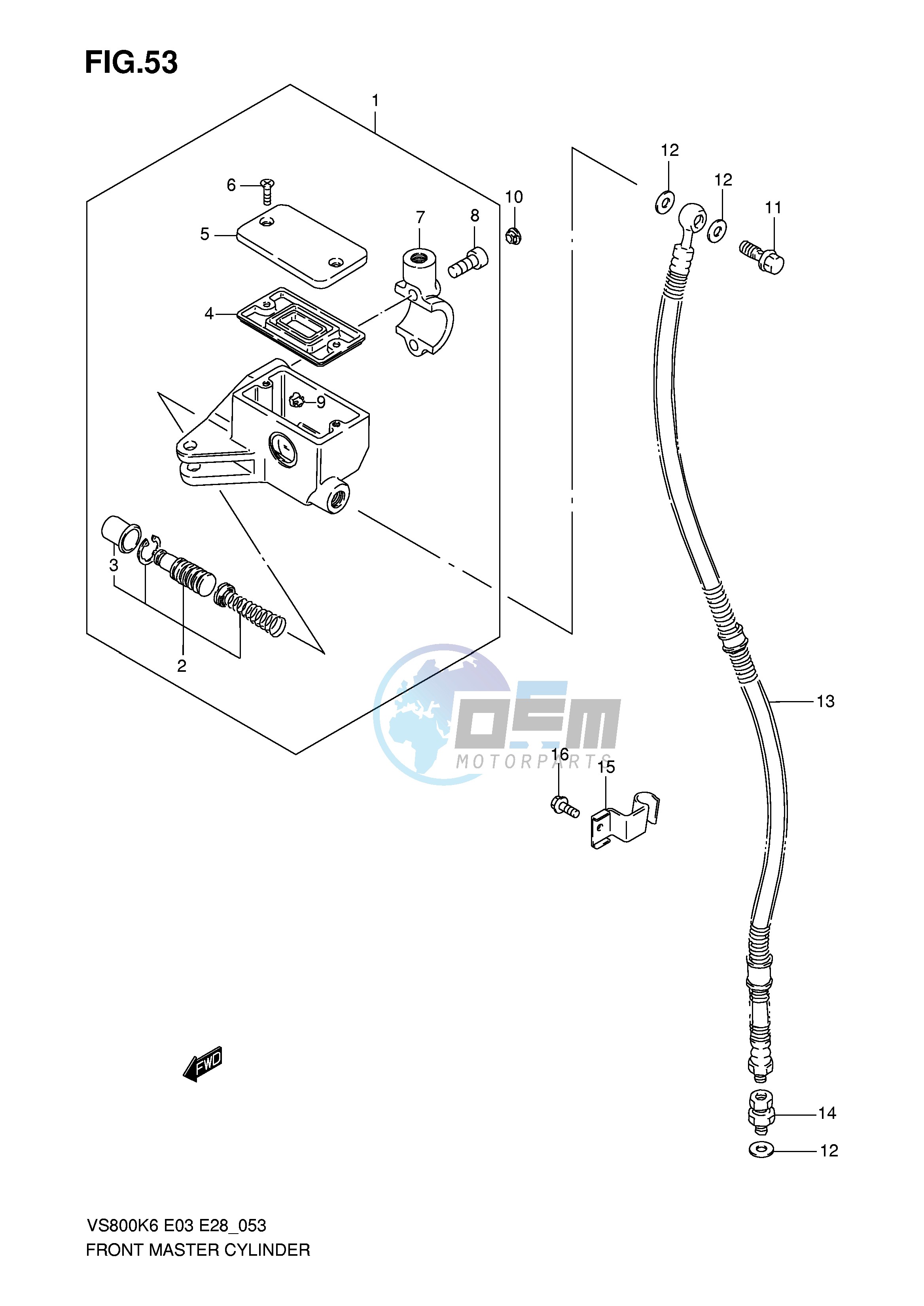 FRONT MASTER CYLINDER