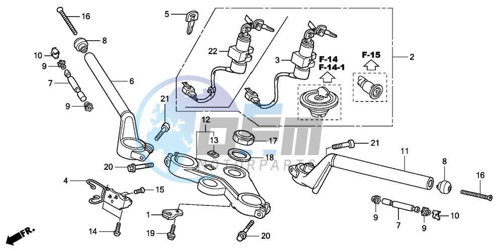 HANDLE PIPE/TOP BRIDGE