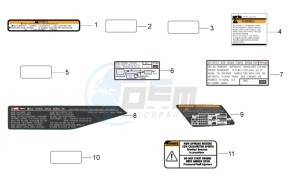 RSV 4 1000 APRC R drawing Plate set and decal