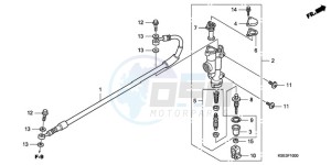 CRF150RB9 Europe Direct - (ED / T19 2ED) drawing RR. BRAKE MASTER CYLINDER