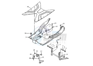 XC K CYGNUS R 125 drawing STAND-FOOTREST