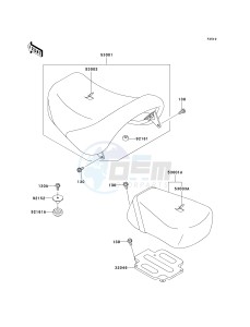 VN 1500 T [VULCAN 1500 CLASSIC] (6F) T6F drawing SEAT