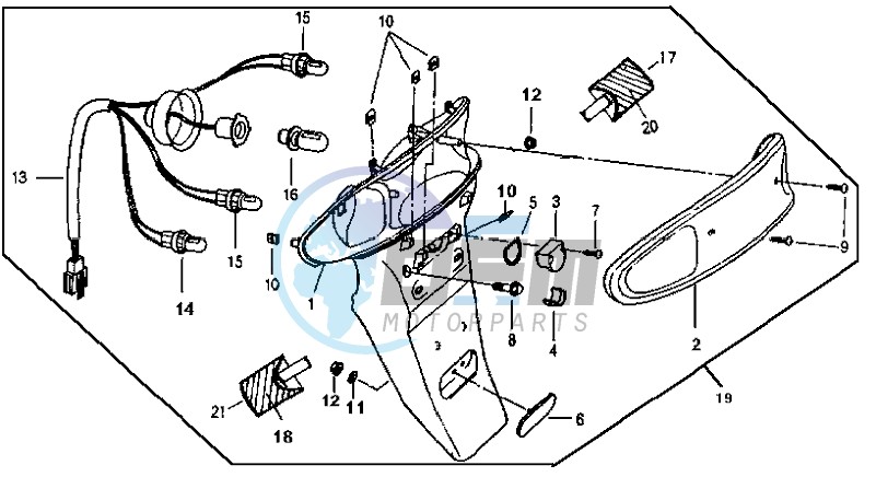 TAIL LIGHT - REAR SUSPENSION