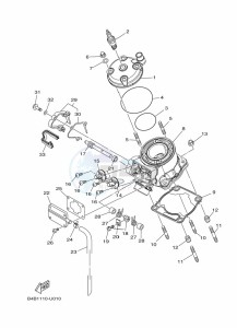 YZ85LW (B0G1) drawing CYLINDER