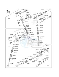 VN 1600 B [VULCAN 1600 MEAN STREAK] (B6F-B8FA) B6F drawing VALVE-- S- -