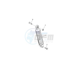 YQ AEROX 50 drawing REAR SHOCK ABSORBER