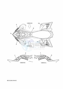 YFM700R (BCXJ) drawing GRAPHICS