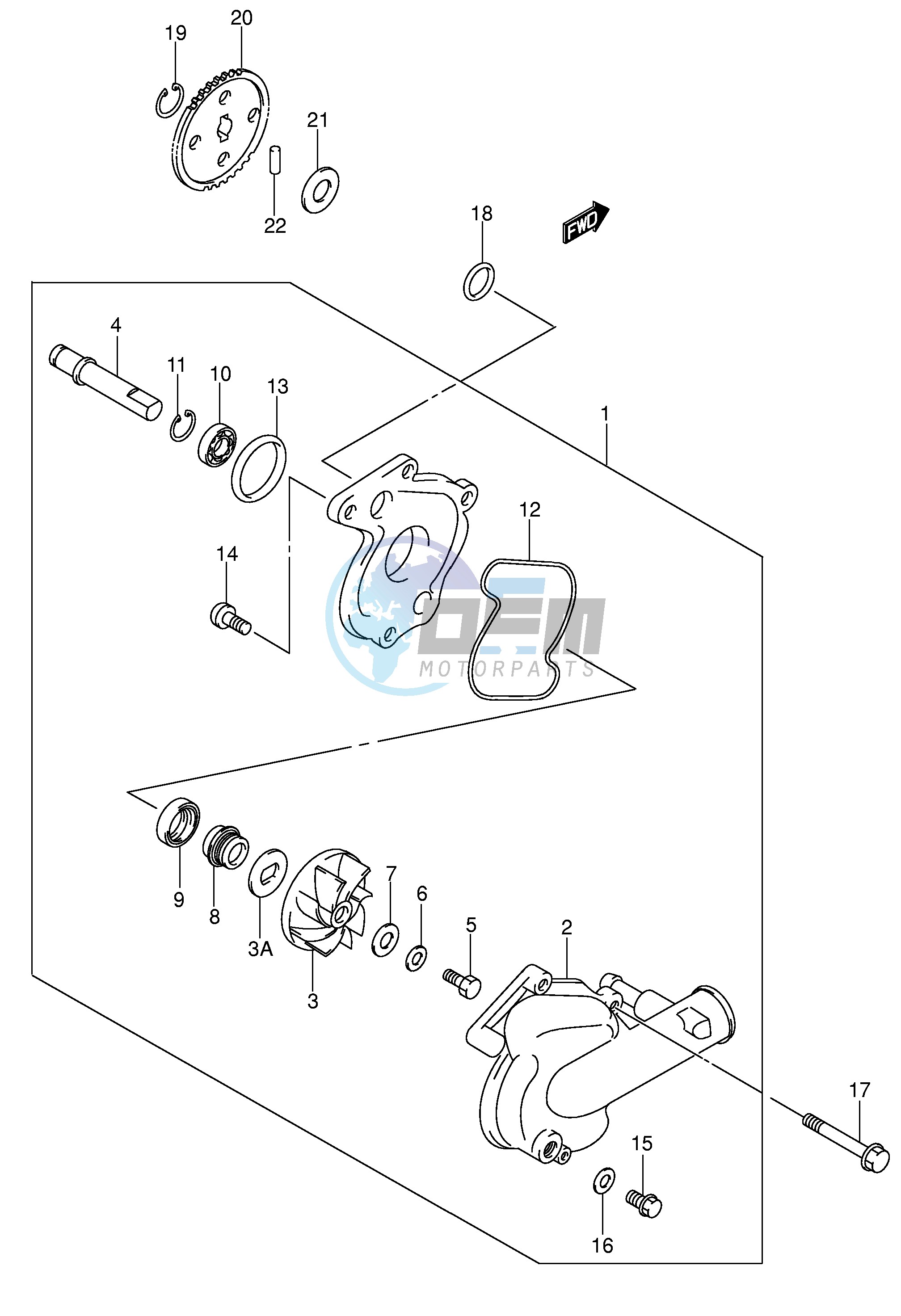 WATER PUMP (MODEL X Y)