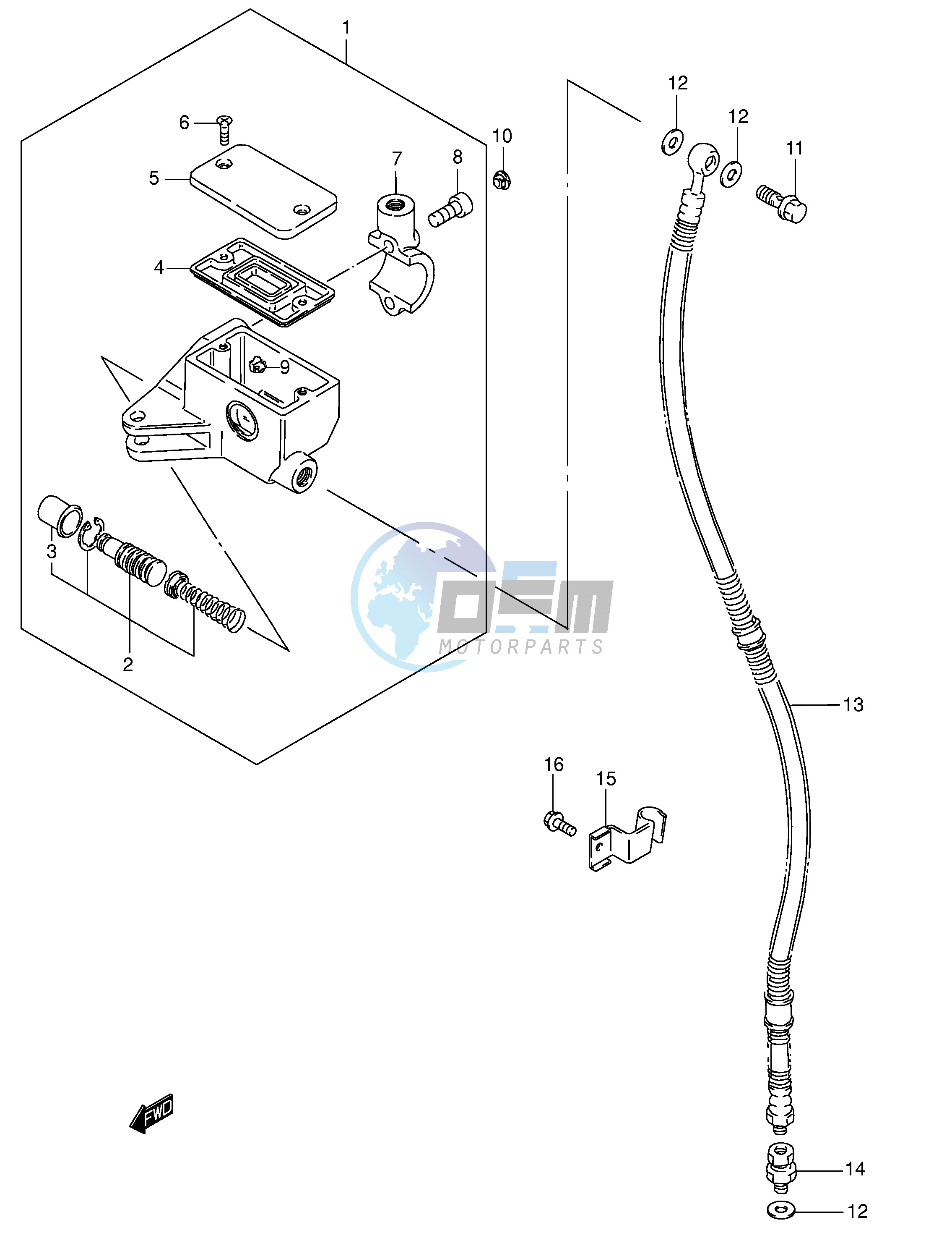 FRONT MASTER CYLINDER