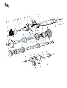 C2 SS TR [ROADRUNNER] (SS-TR) 125 [ROADRUNNER] drawing TRANSMISSION_CHANGE DRUM