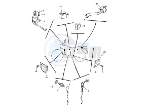 TW 125 drawing ELECTRICAL DEVICES