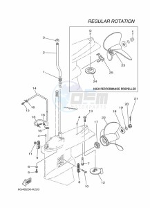 150AETX drawing PROPELLER-HOUSING-AND-TRANSMISSION-2