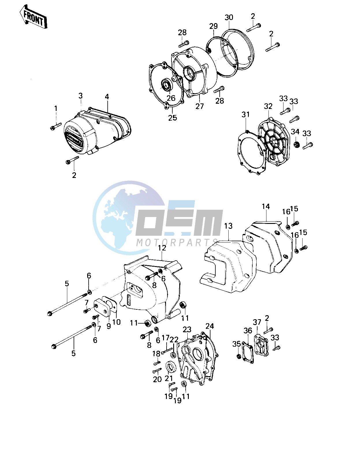 ENGINE COVERS -- 79-80 B3_B4- -