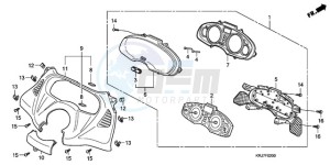 FES150A9 Europe Direct - (ED / ABS 2ED) drawing SPEEDOMETER