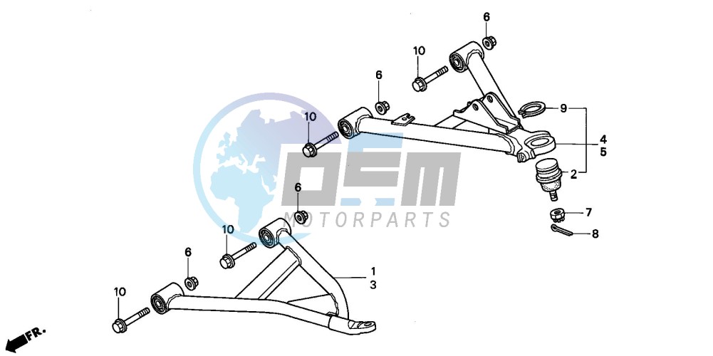 FRONT ARM (TRX300)