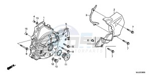 NC750XDE NC750XD Europe Direct - (ED) drawing A.C. GENERATOR COVER