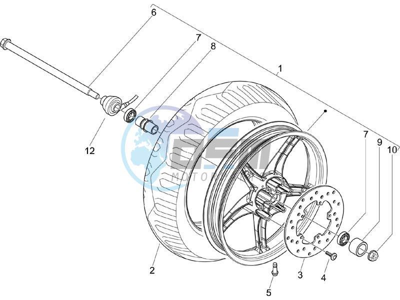 Front wheel