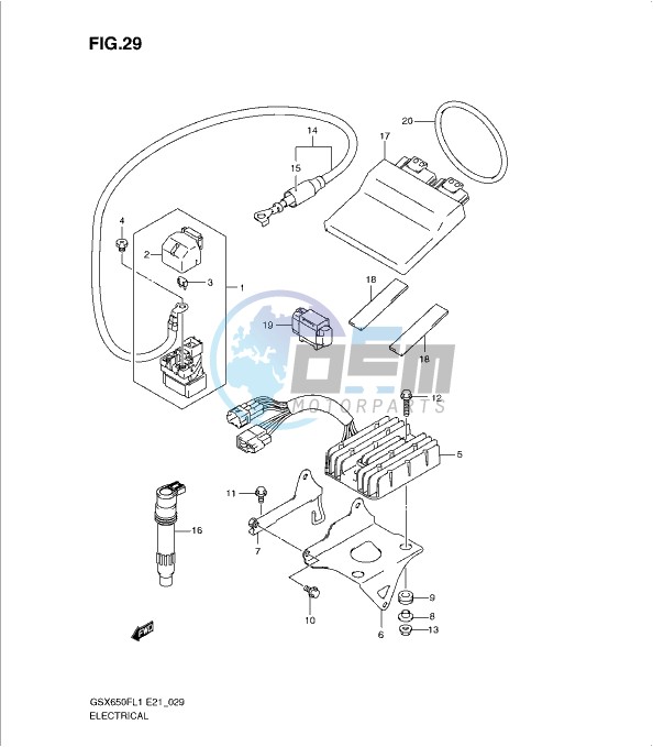 ELECTRICAL (GSX650FUL1 E24)