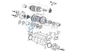 SENDA SM X-RACE - 50 CC VTHSR2A1A drawing GEAR BOX