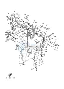 F100BETL drawing FRONT-FAIRING-BRACKET