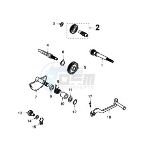 VCLIC BAEV drawing DRIVE SHAFTS / KICKSTARTER