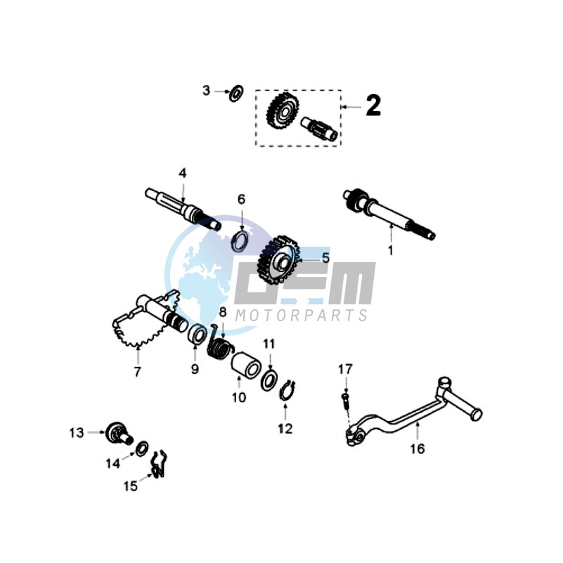 DRIVE SHAFTS / KICKSTARTER