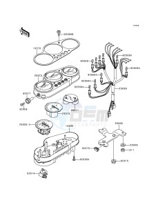 ZX 900 B [NINJA ZX-9R] (B4) [NINJA ZX-9R] drawing METER-- S- -