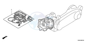 SH150D9 Europe Direct - (ED / KMH 2ED) drawing GASKET KIT A