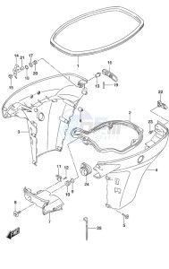 DF 50A drawing Side Cover High Thrust