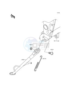 NINJA 300 ABS EX300BGF XX (EU ME A(FRICA) drawing Stand(s)