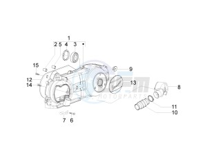 LX 150 4T ie E3 Vietnam drawing Crankcase cover and cooling