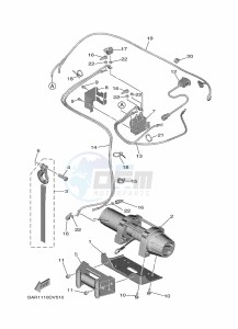 YXF850ES YX85FPSP (BARM) drawing WINCH