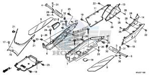 FES125C drawing FLOOR PANEL/CENTER COVER