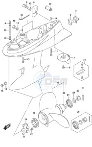 DF 50A drawing Gear Case High Thrust