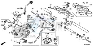 CBR1000S2H 2ED - (2ED) drawing HANDLE PIPE/ TOP BRIDGE