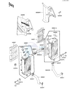 KX 250 D [KX250] (D2) [KX250] drawing RADIATORS