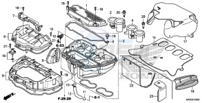 CBR1000RRG CBR1000 - Fireblade Europe Direct - (ED) drawing AIR CLEANER