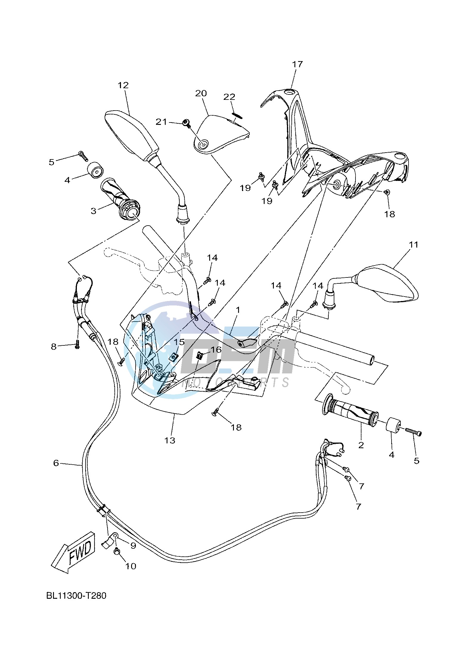 STEERING HANDLE & CABLE