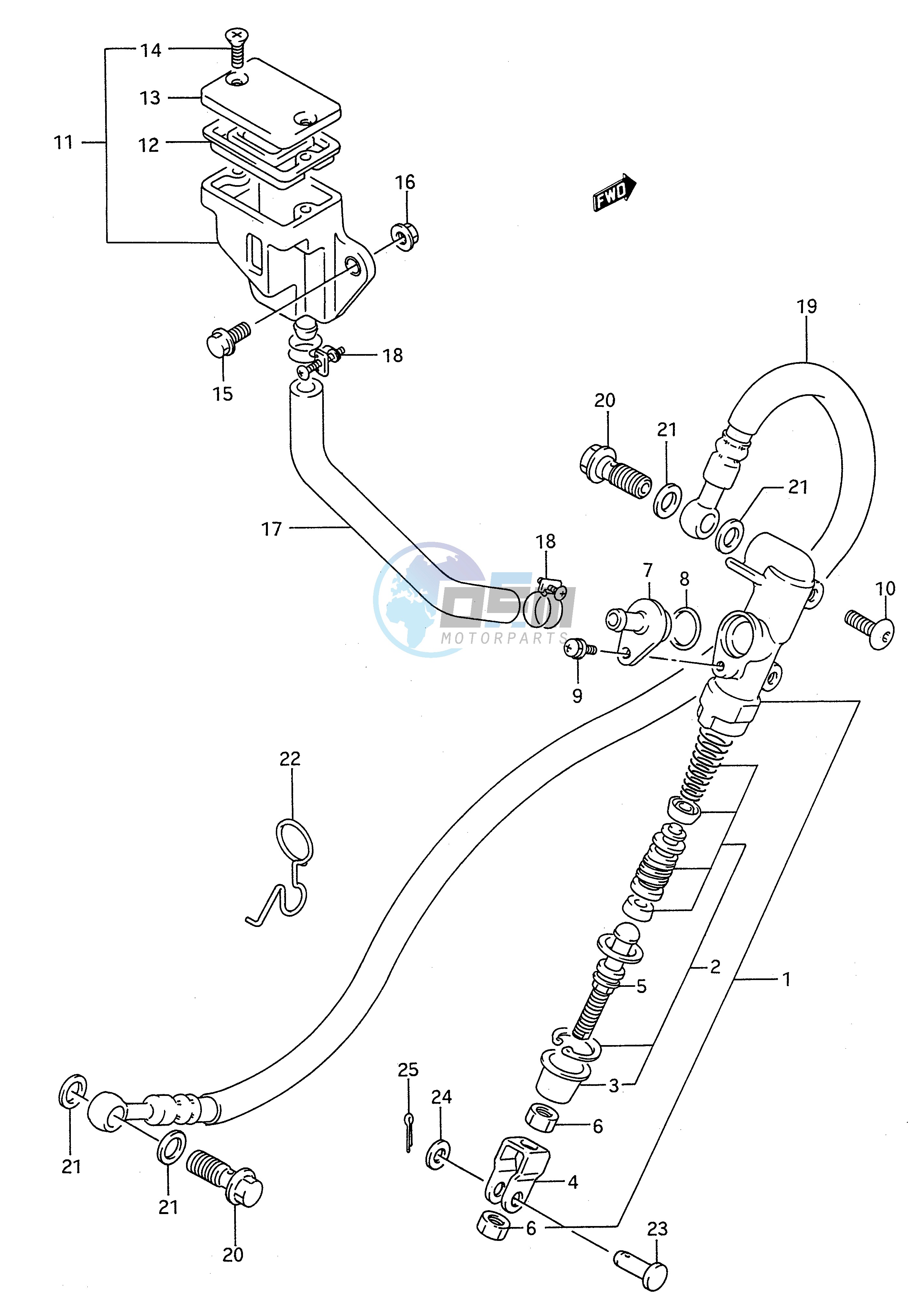 REAR MASTER CYLINDER