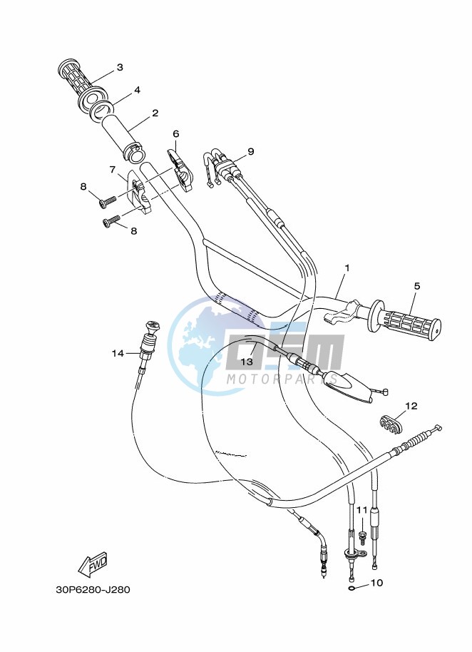 STEERING HANDLE & CABLE