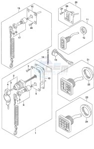 DF 250AP drawing Switch