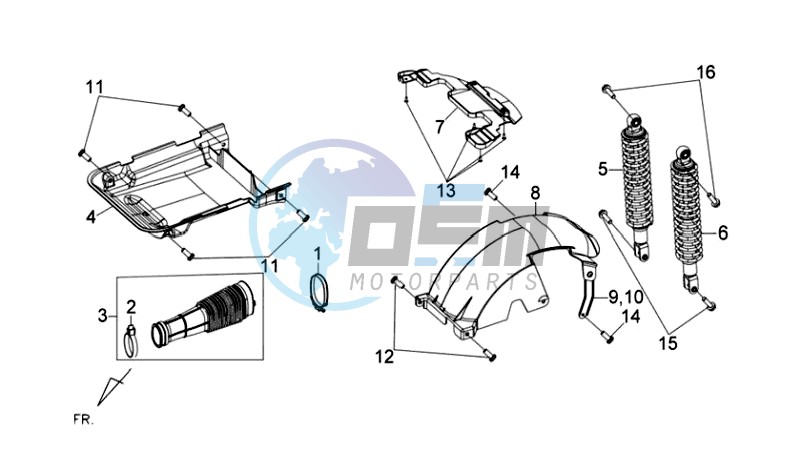 REAR FENDER /REAR SUSPENSION