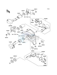 Z750 ZR750-J2H FR GB XX (EU ME A(FRICA) drawing Turn Signals