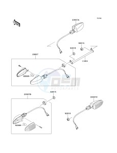 BR 125 B [WIND 125] (B2) B2 drawing TURN SIGNALS