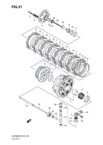 GSR600 (E2) drawing CLUTCH